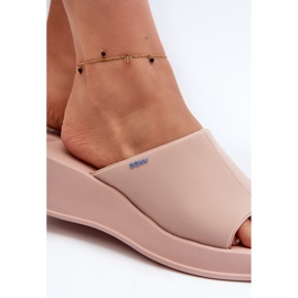 Scented Women's Wedge Flip-Flops ZAXY LL285083 Light Pink 1