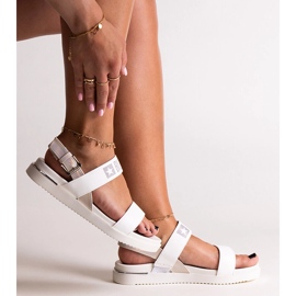 White sports sandals Big Star LL274939 1 White sports sandals Big Star LL274939 1