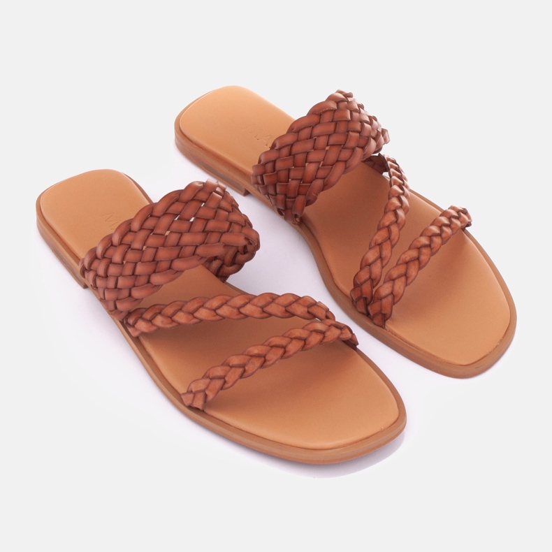 Marco Shoes Roma flip flops brown 1
