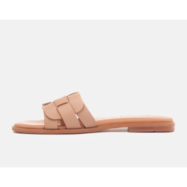 Marco Shoes Alba flip-flops beige 1