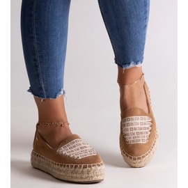 Brown espadrilles Big Star JJ274892 1 Brown espadrilles Big Star JJ274892 1