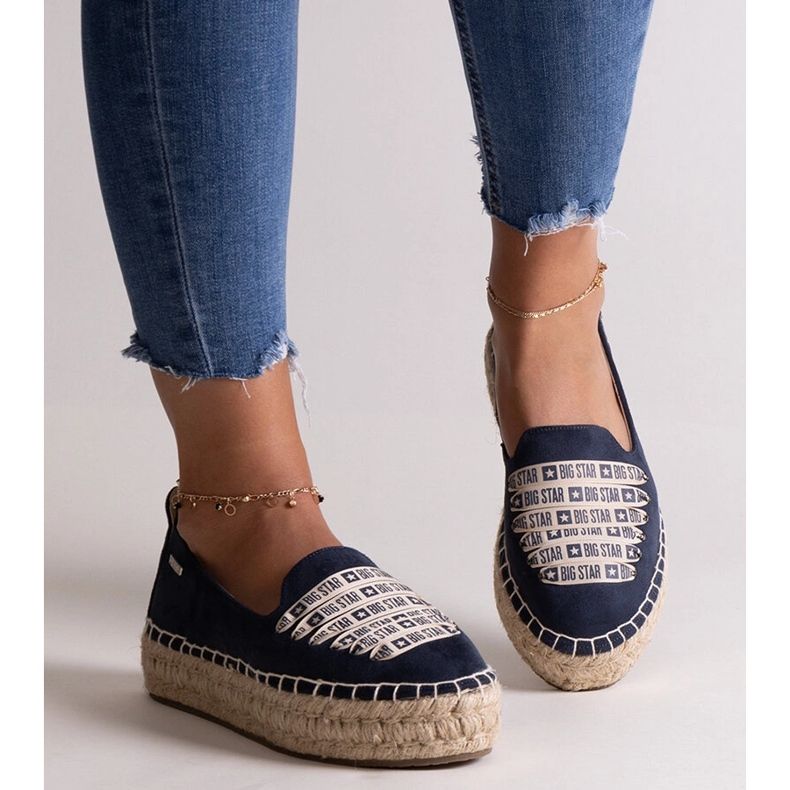 Navy blue espadrilles Big Star JJ274889 1 Navy blue espadrilles Big Star JJ274889 1