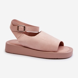 Comfortable Women's Platform Sandals, Pink Rubie 1