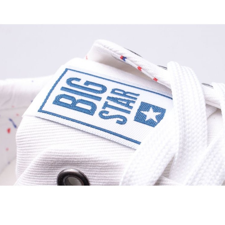 Big Star Men's sneakers tied white AA274511 7