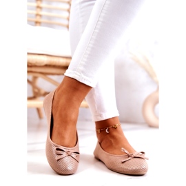 Evento Women's Classic Ballet Flats, Profiled Insole, Pink 2