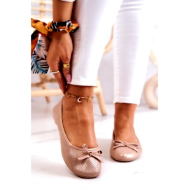 Evento Women's Classic Ballet Flats, Profiled Insole, Pink 1