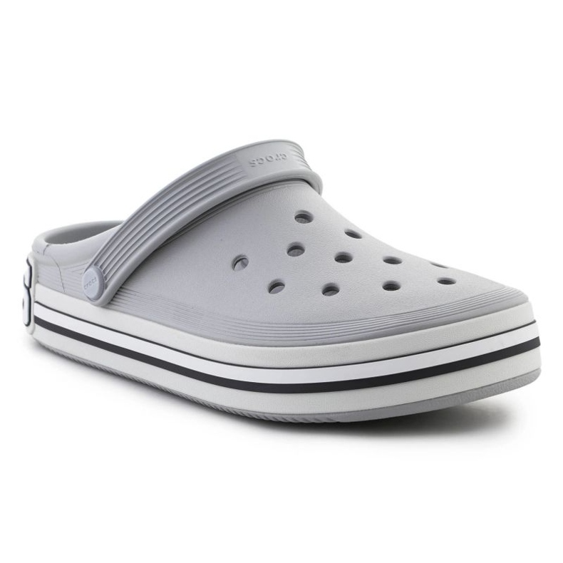 Crocs Off Court Logo Clog 209651-1FT flip-flops grey 1 Crocs Off Court Logo Clog 209651-1FT flip-flops grey 1