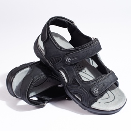 Men's black sandals with velcro 1 Men's black sandals with velcro 1