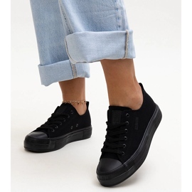 Black fabric sneakers Big Star NN274852 1