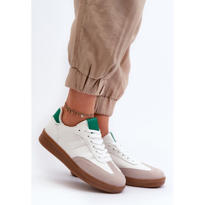 Women's Low Sports Sneakers, White Uvetta 2