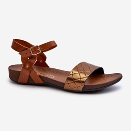 Zazoo 40027 Women's Flat Leather Sandals, Copper brown 1 Zazoo 40027 Women's Flat Leather Sandals, Copper brown 1