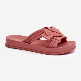 Scented Women's Flip-Flops With a Flat Sole ZAXY LL285097 Dirty Pink 1