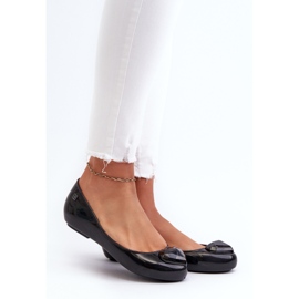 Women's Scented Ballerina Shoes With Heart ZAXY NN285011 Black 2 Women's Scented Ballerina Shoes With Heart ZAXY NN285011 Black 2