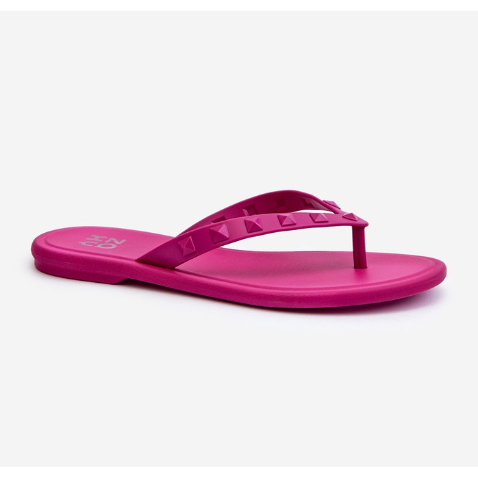 Women's Flat Flexible Flip-Flops ZAXY JJ285252 Fuchsia pink 1