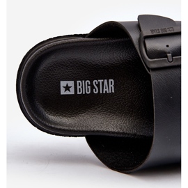 Light Men's Flip-Flops With Buckles Big Star NN174597 Black 2
