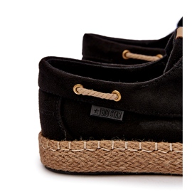 Men's Lace-Up Espadrilles Big Star NN174051 Black 1