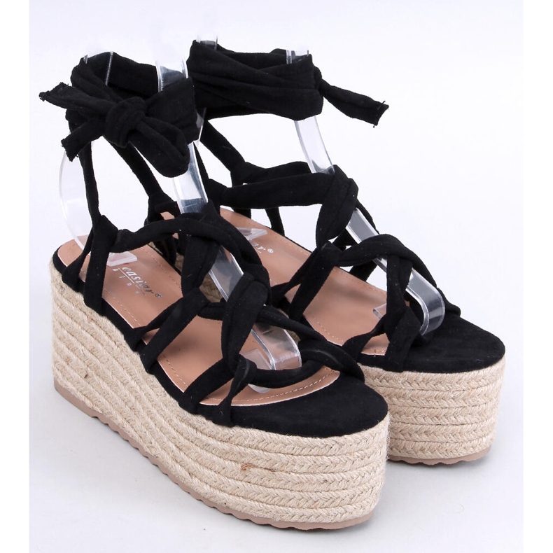 Platform espadrilles from Manon Black 1
