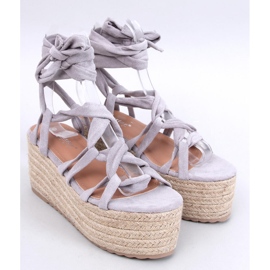 Manon Gray platform espadrilles grey 1
