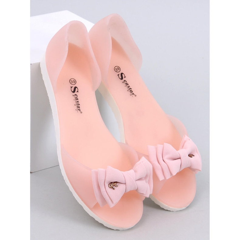 Meliski open toe ballet flats Agathe Nude beige 1