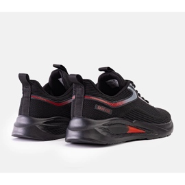 Black men's sneakers Big Star NN174373 1