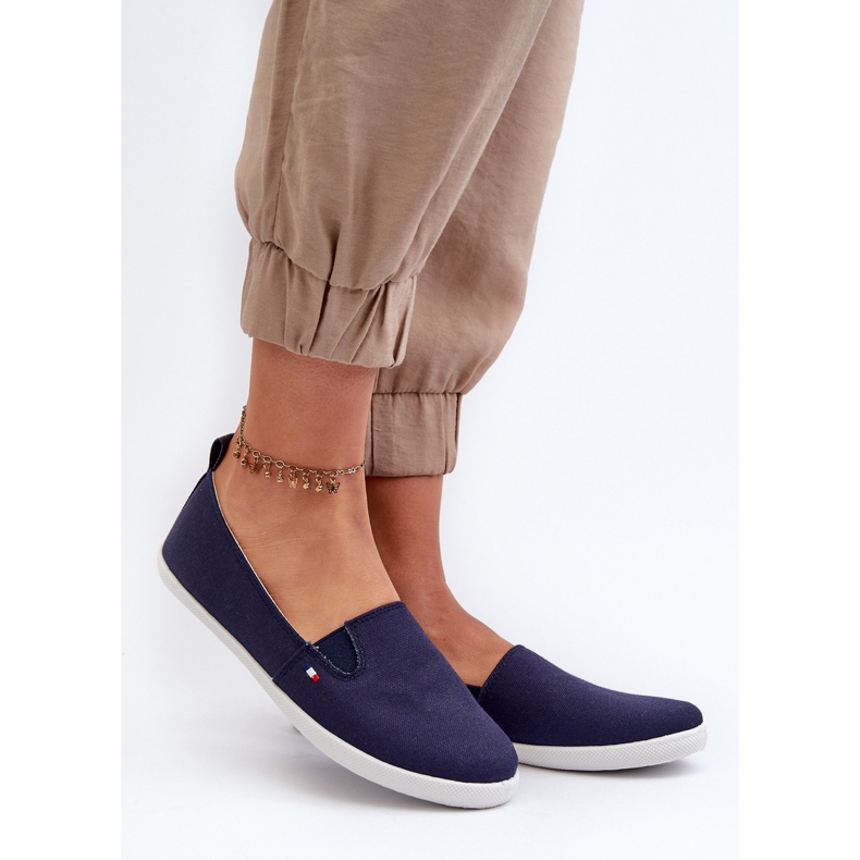 Women's Slip-On Sneakers, Navy Blue Adrancia 2 Women's Slip-On Sneakers, Navy Blue Adrancia 2