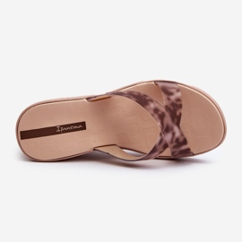Women's Wedge Flip Flops 83520 Ipanema High Fashion Slide Fem Beige 1