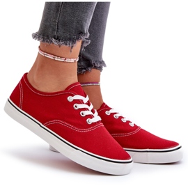 Women's Classic Red Sneakers 4
