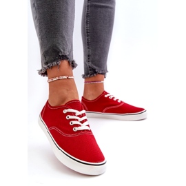 Women's Classic Red Sneakers 1