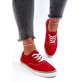 Women's Classic Red Sneakers 2