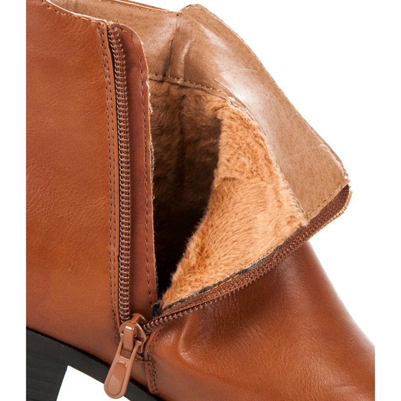 Vices New Collection Camel low boots brown 1