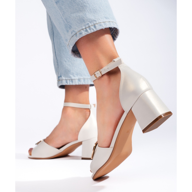 Light gray high-heeled sandals by Sergio Leone grey 1 Light gray high-heeled sandals by Sergio Leone grey 1