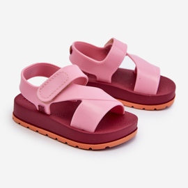 Children's Velcro Sandals Scented ZAXY LL385001 Pink 1