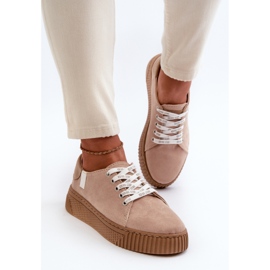 Women's Sneakers Memory Foam System Big Star NN276002 Dark beige 1
