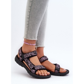 Women's Lightweight Sports Sandals Black and Pink Lumeria 1