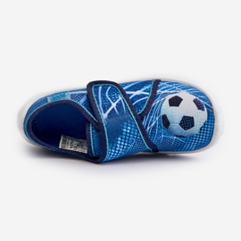 Befado Children's Velcro Slippers 974X312 Blue 1