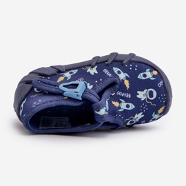 Comfortable Children's Slippers BEFADO 110N482 Navy Blue 2