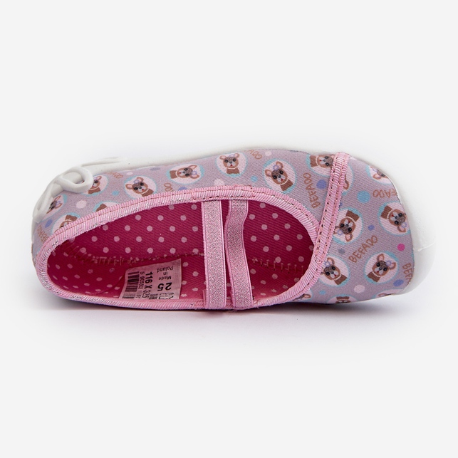 Befado 116Y325 Pink Ballerina Slippers 1