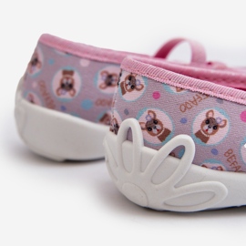 Befado 116Y325 Pink Ballerina Slippers 2
