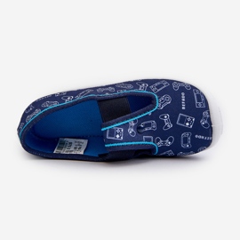Befado Children's Slippers Slippers Shoes 975X182 Navy Blue 1