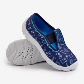 Befado Children's Slippers Slippers Shoes 975X182 Navy Blue 2
