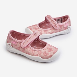 Children's Befado Butterfly Ballerina Slippers 114X526 Pink 2