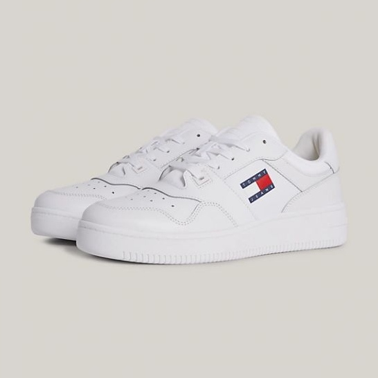 Tommy Hilfiger Retro Basket Ess M shoes EM0EM01395YBR white 1