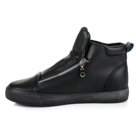 Lgm High-top sneakers with a zipper black 1