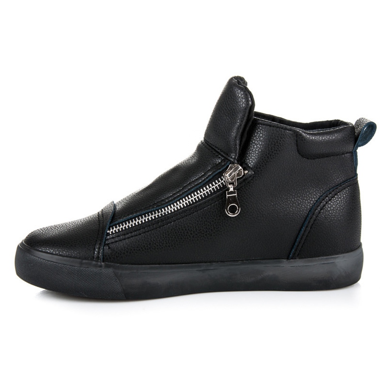 Lgm High-top sneakers with a zipper black 1