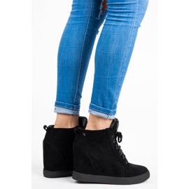 Vices New Collection Sneakers tied with a ribbon black 2