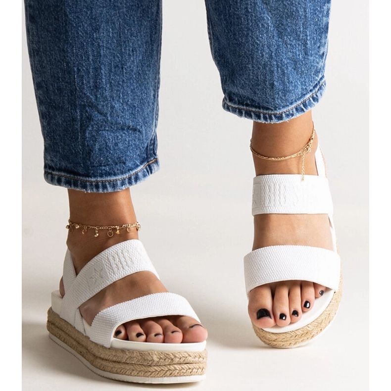 White sandals Big Star LL274857 1 White sandals Big Star LL274857 1