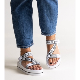 White platform sandals Big Star NN274A526 1 White platform sandals Big Star NN274A526 1