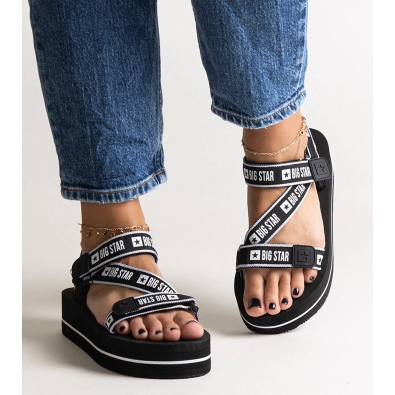 Black platform sandals Big Star NN274A525 1