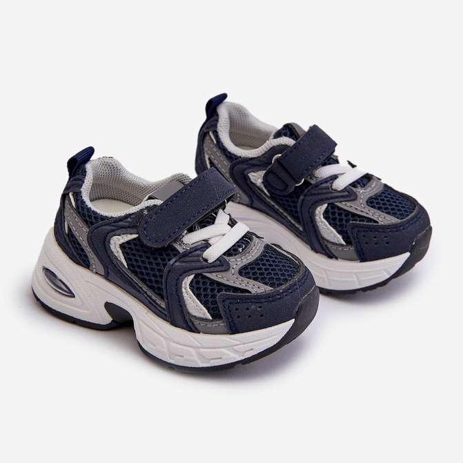 Children's Sports Shoes Sneakers with Velcro, Navy Blue Rulagia 1 Children's Sports Shoes Sneakers with Velcro, Navy Blue Rulagia 1