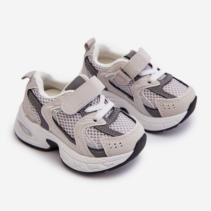 Children's Velcro Sneakers Sports Shoes Gray Rulagia grey 1 Children's Velcro Sneakers Sports Shoes Gray Rulagia grey 1